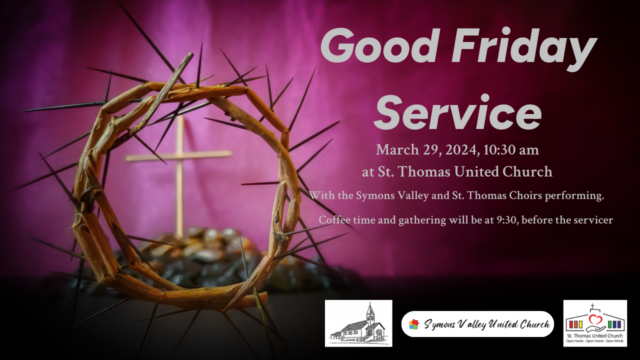 St. Thomas United Church Good Friday Service